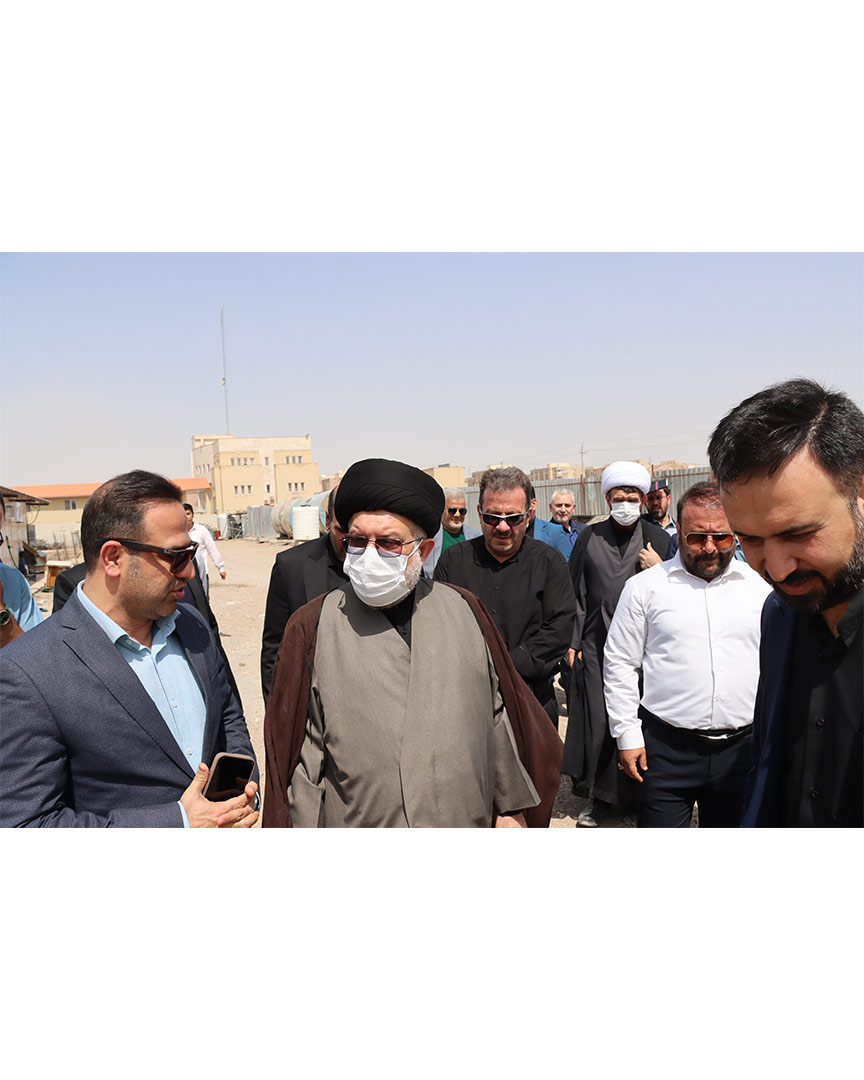 مراسم کلنگ زنی پروژه مسکونی 96 واحدی عقیق 4 و بازدید از پروژه 650 واحدی عقیق 1
