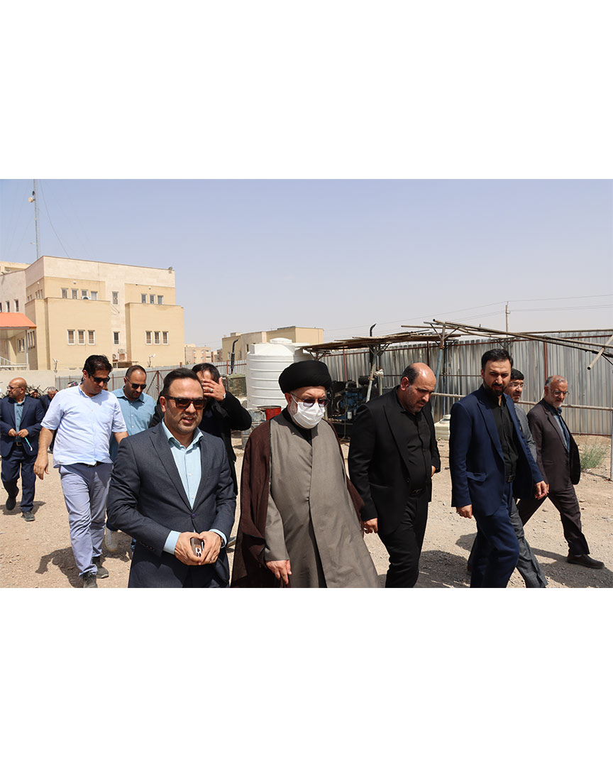 مراسم کلنگ زنی پروژه مسکونی 96 واحدی عقیق 4 و بازدید از پروژه 650 واحدی عقیق 1